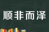 用“顺非而泽”造句