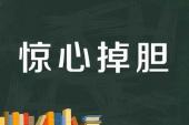 用“惊心掉胆”造句