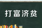 用“打富济贫”造句