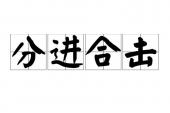 用“分进合击”造句