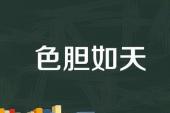 用“色胆”造句